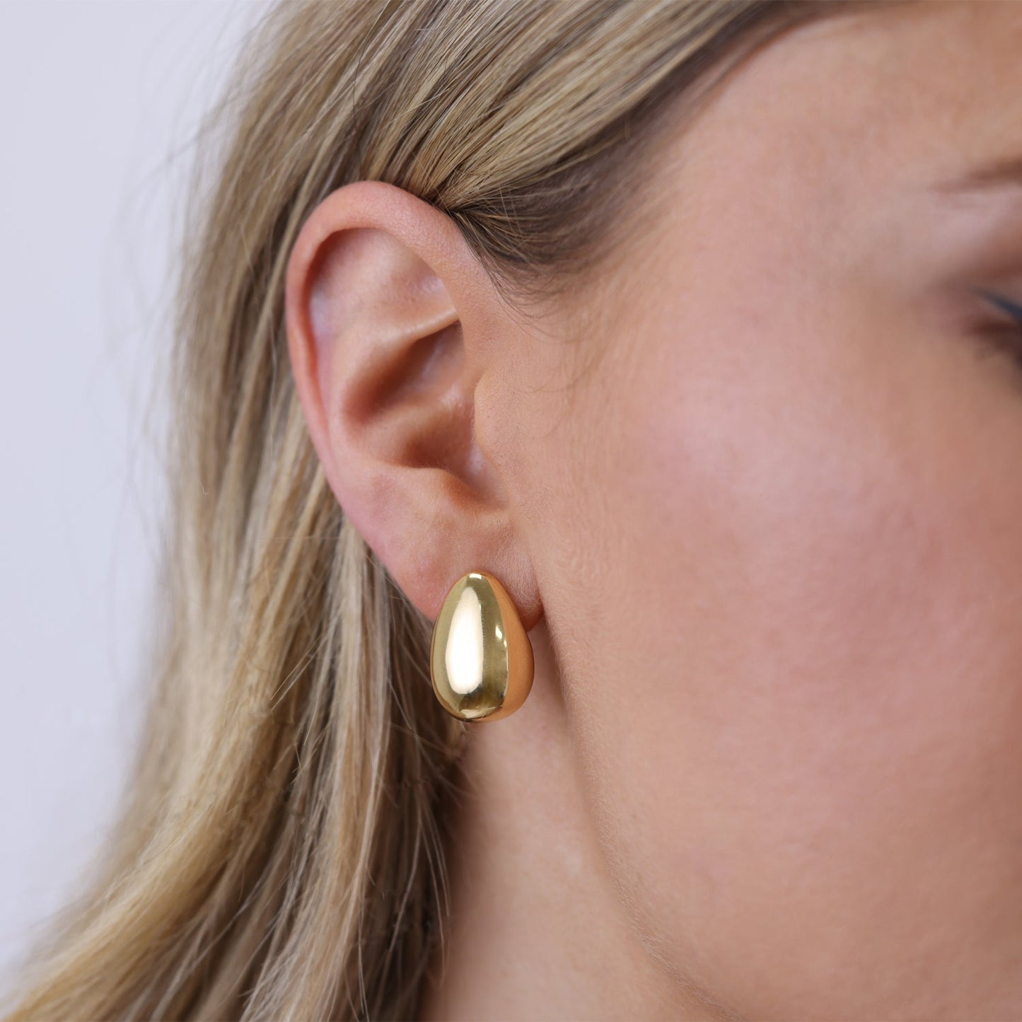 Teardrop Earrings - Lotus Diamond