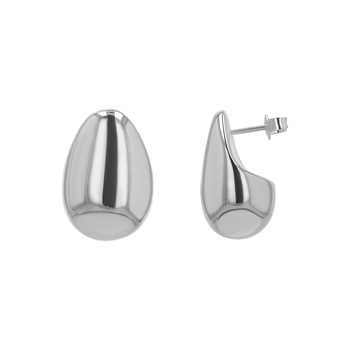 Teardrop Earrings - Lotus Diamond