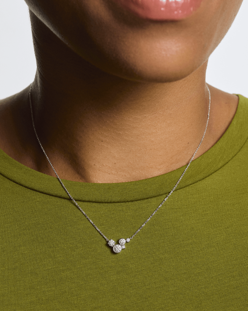 The Alberta Necklace - Lotus Diamond