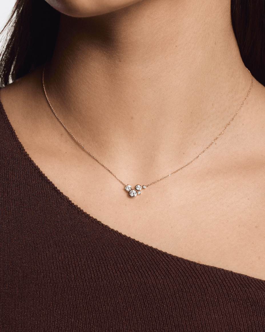 The Alberta Necklace - Lotus Diamond