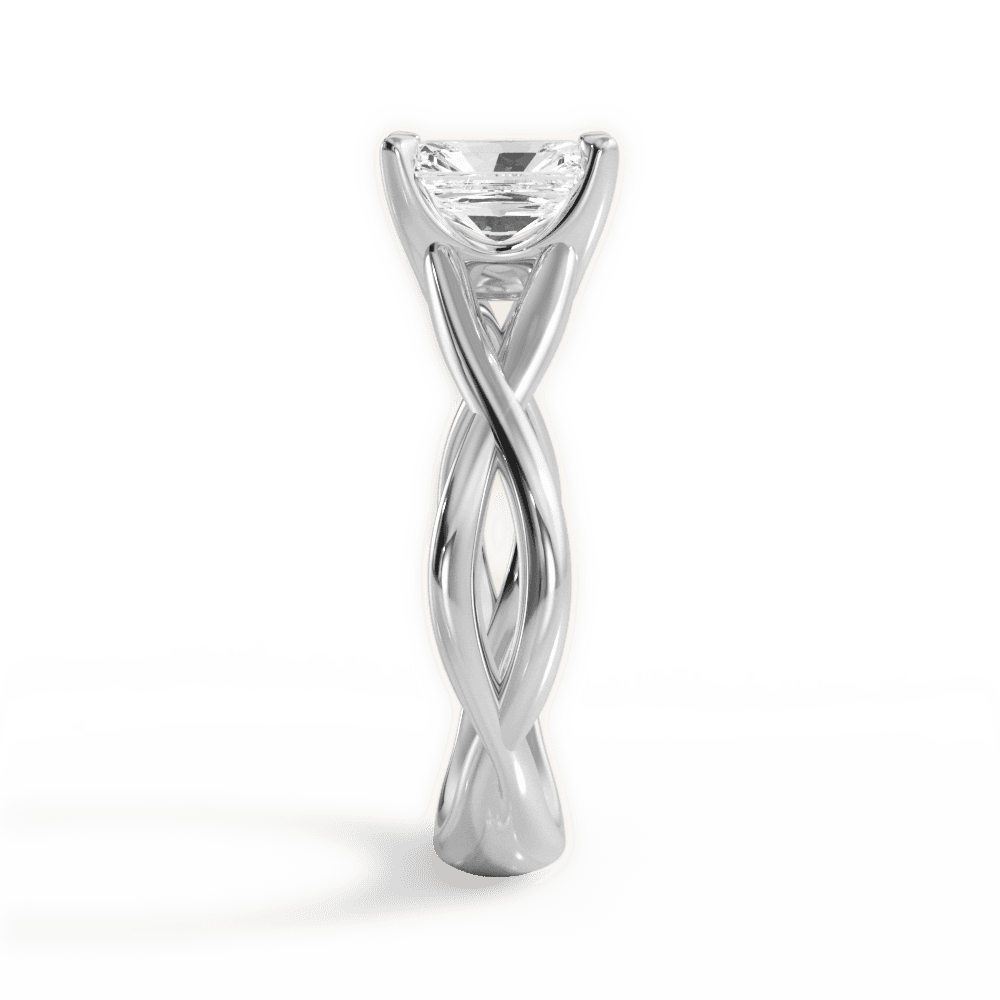 The Carmella Solitaire - Lotus Diamond