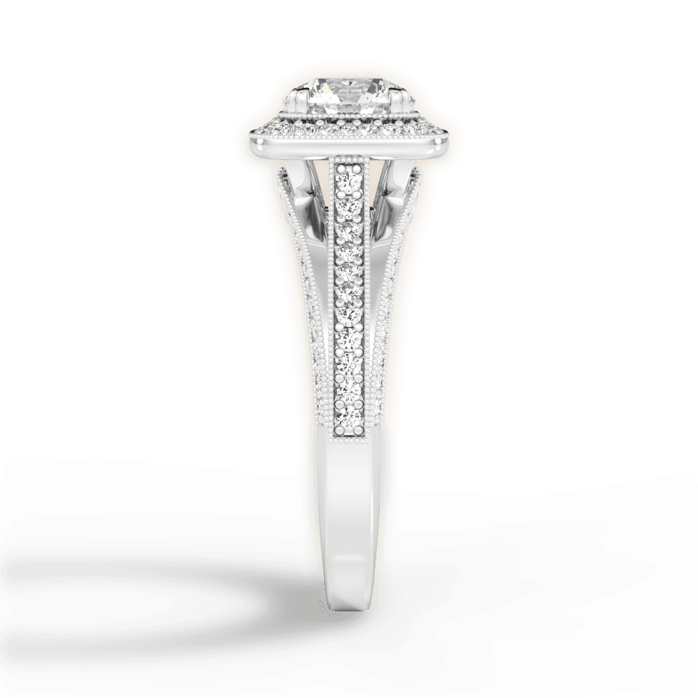 The Cecile Halo - Lotus Diamond