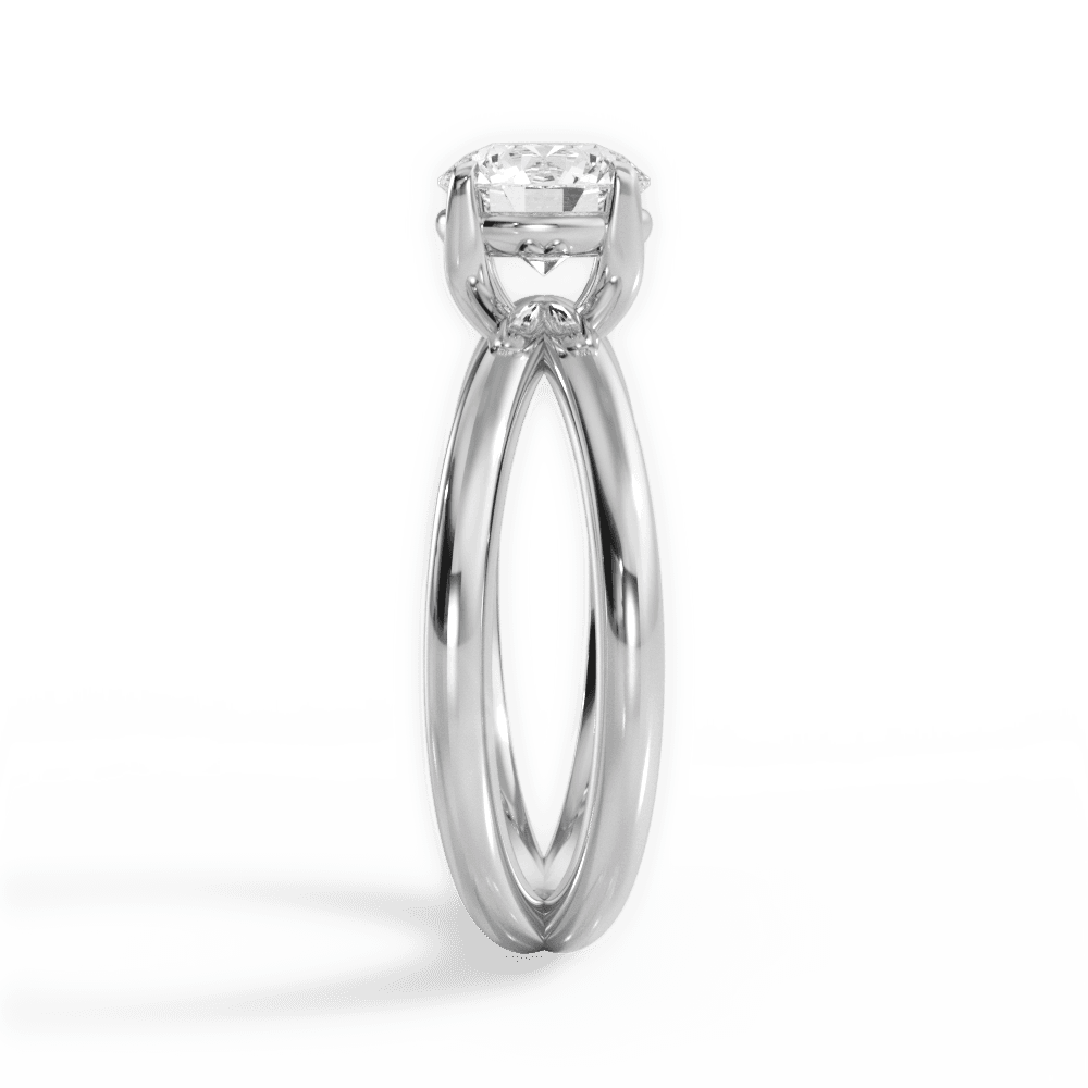 The Ciara Solitaire - Lotus Diamond