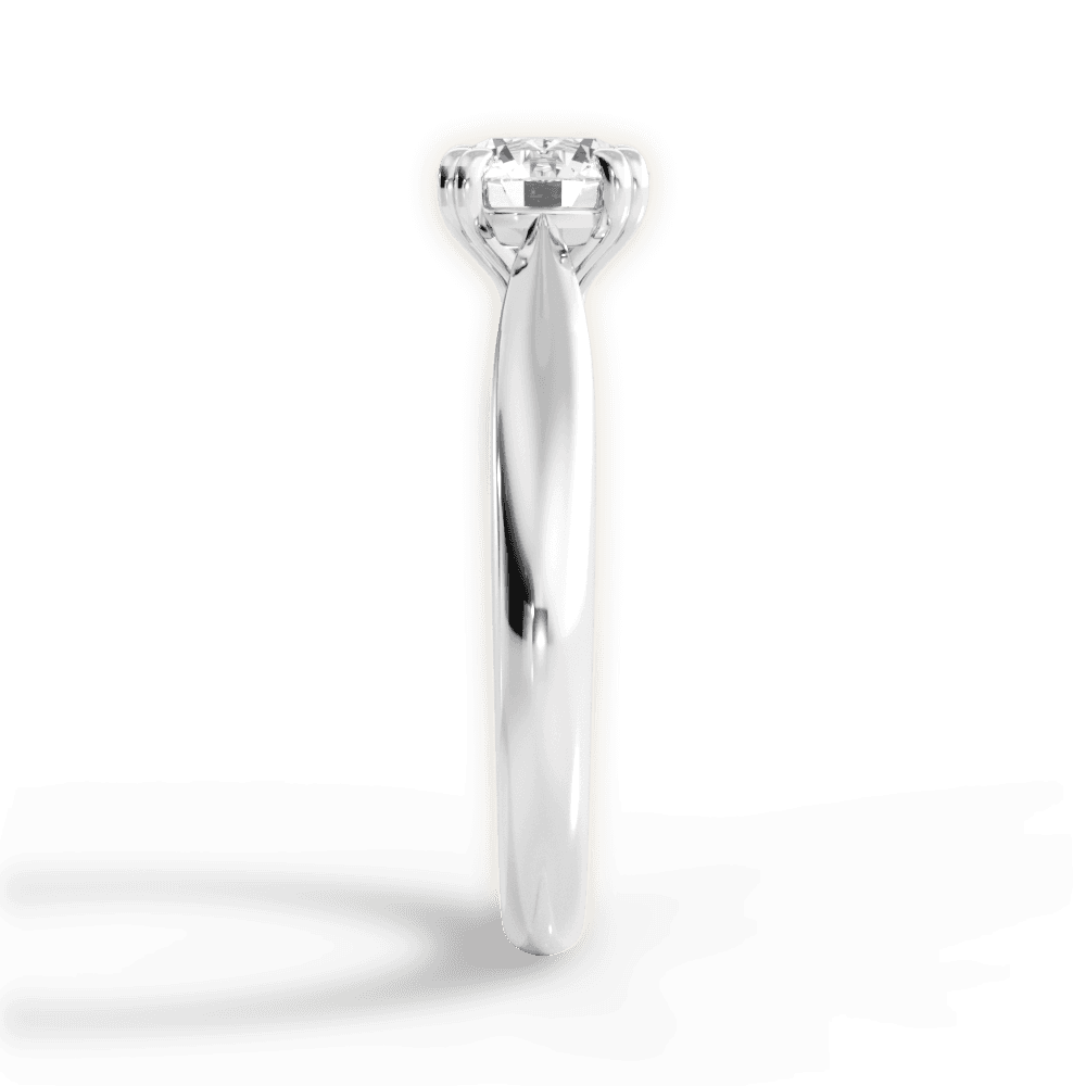 The Cordelia Solitaire Engagement Ring Lotus Diamond