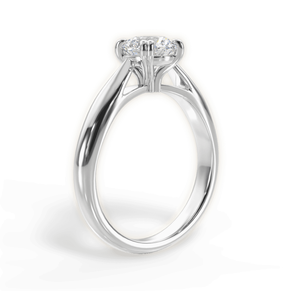 The Cordelia Solitaire Engagement Ring Lotus Diamond