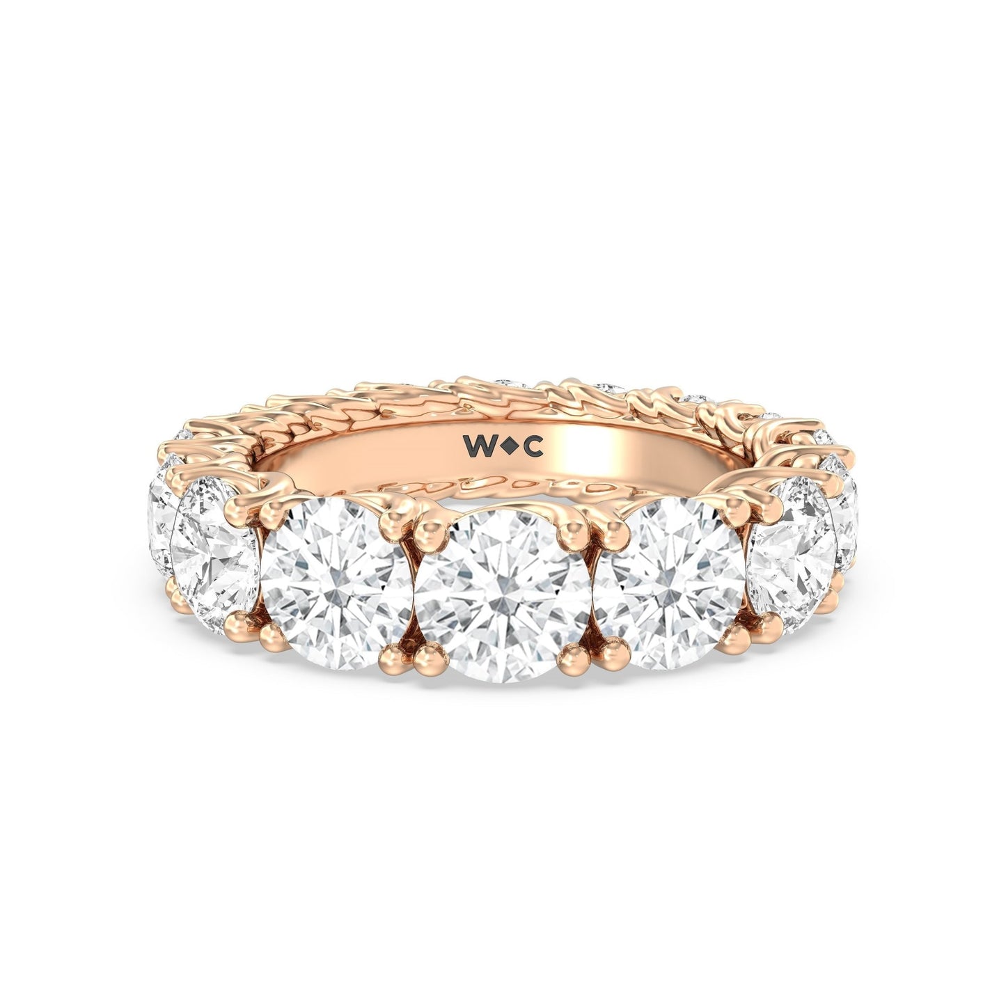 The Dumbo Eternity Ring - Lotus Diamond