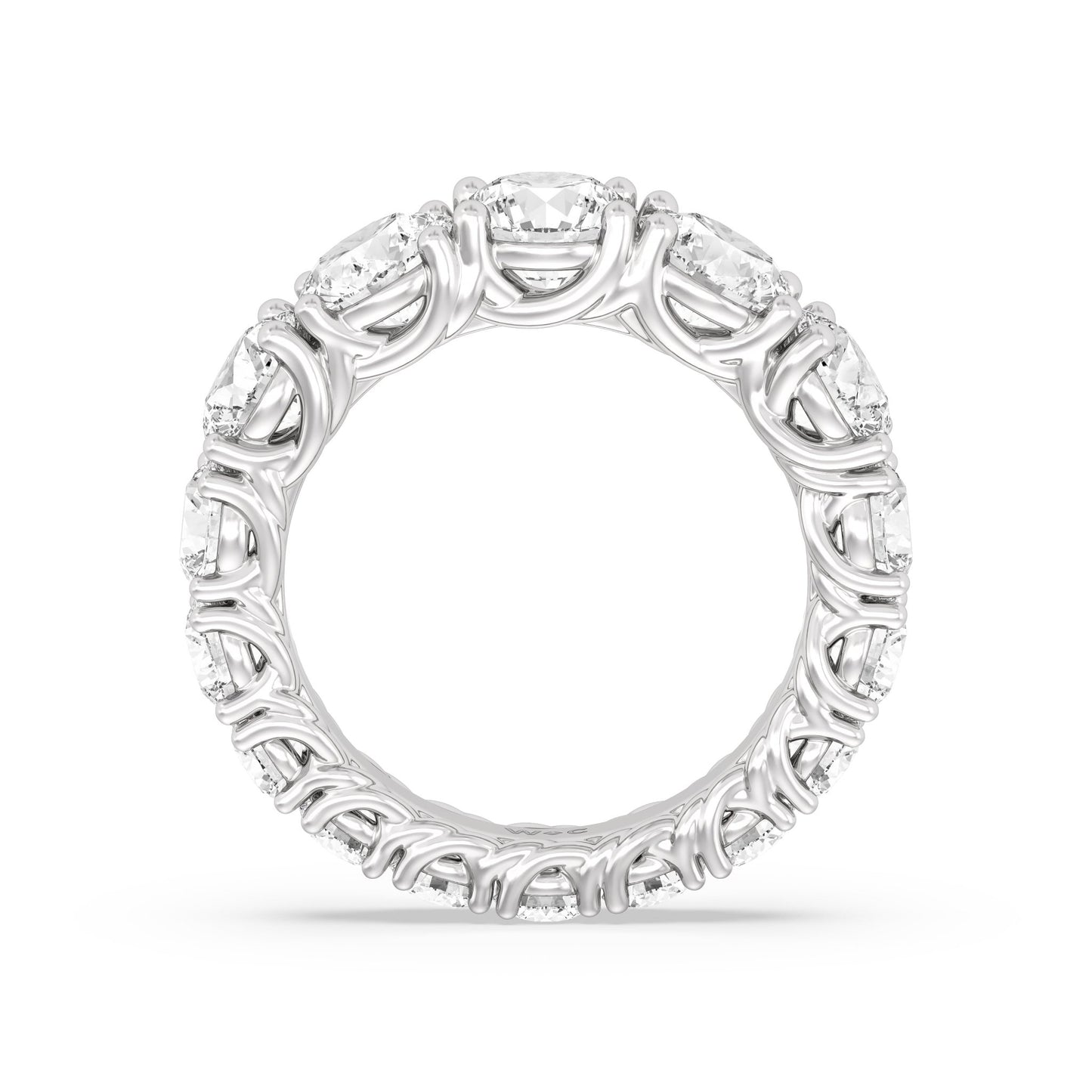 The Dumbo Eternity Ring - Lotus Diamond