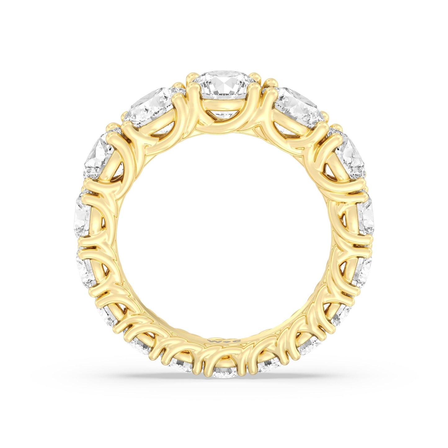 The Dumbo Eternity Ring - Lotus Diamond