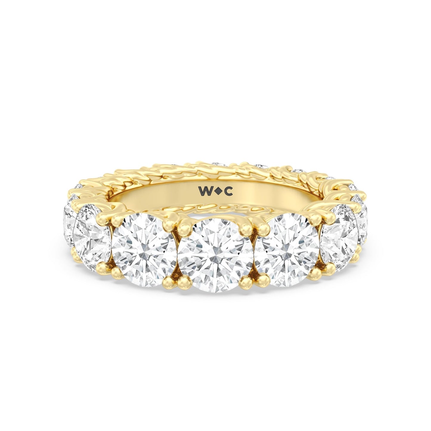 The Dumbo Eternity Ring - Lotus Diamond