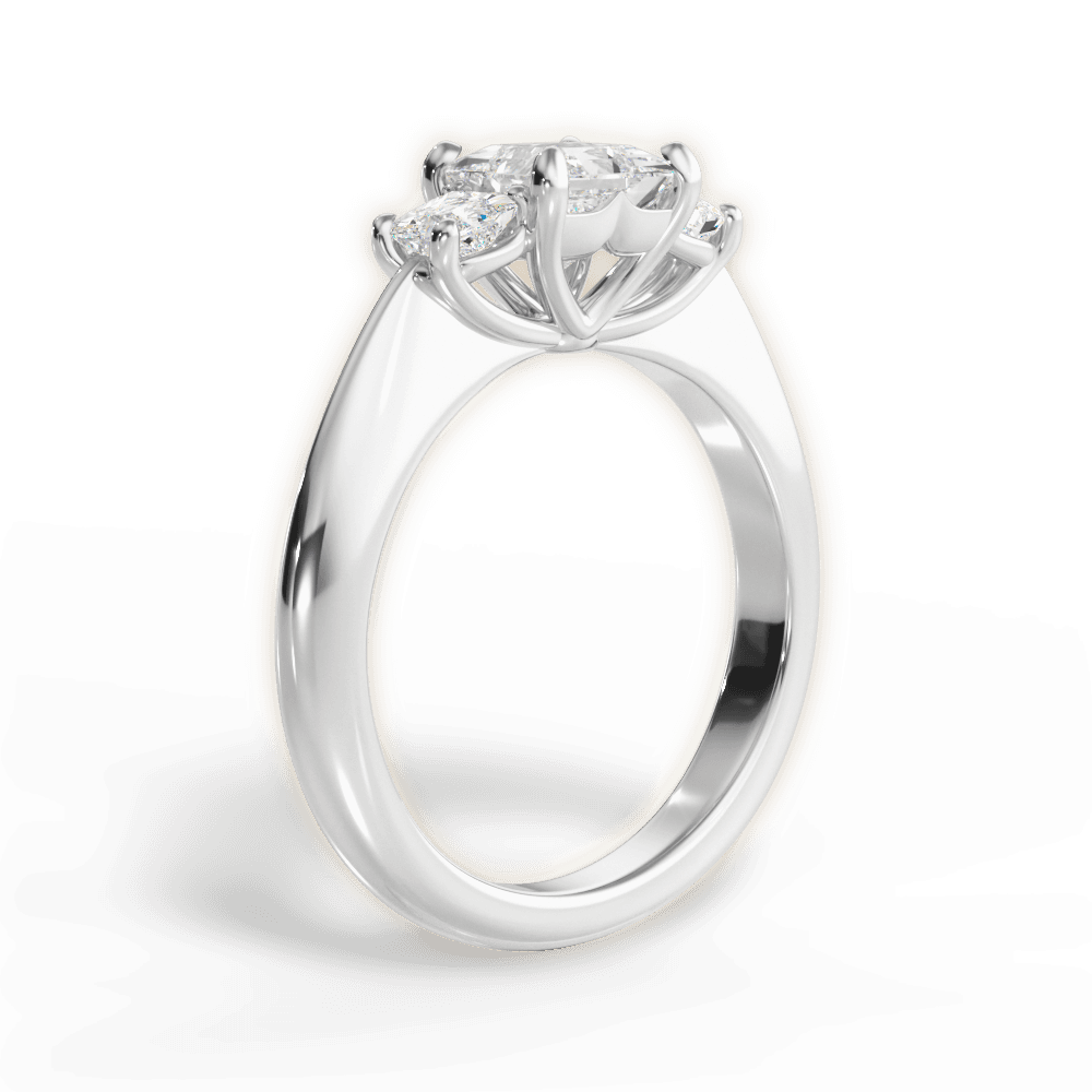 The Ellie Three - Stone - Lotus Diamond