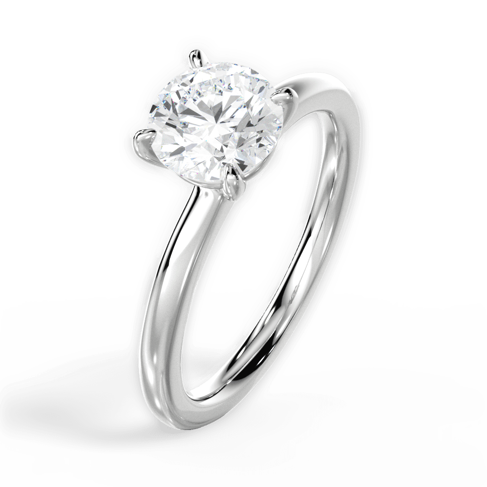 The Elodie Solitaire - Lotus Diamond