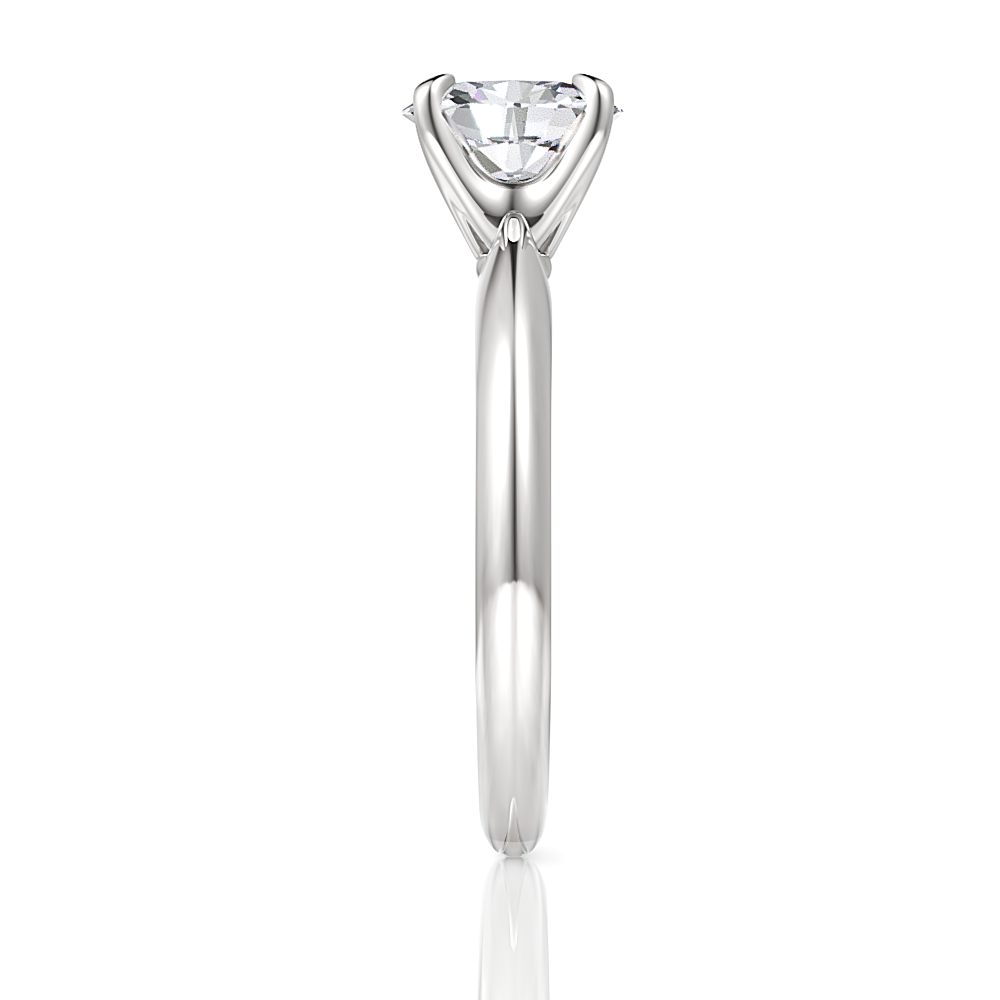 The Elyse Solitaire Engagement Ring Lotus Diamond