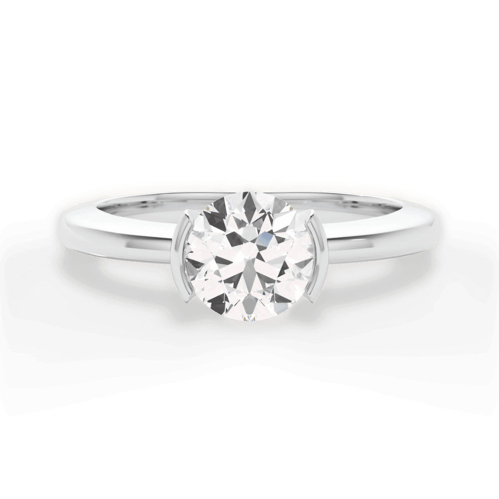 The Jaclyn Solitaire - Lotus Diamond
