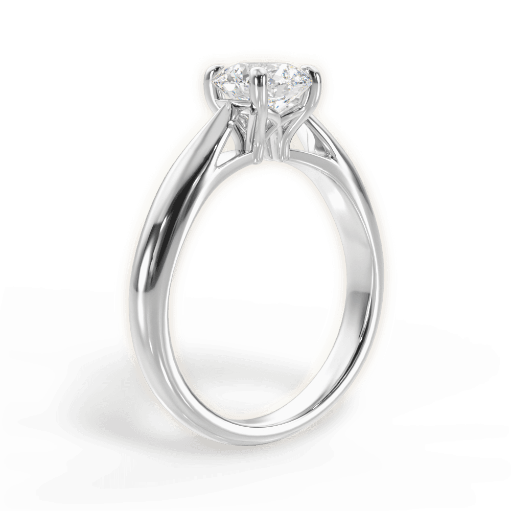 The Jasmine Solitaire Engagement Ring Lotus Diamond