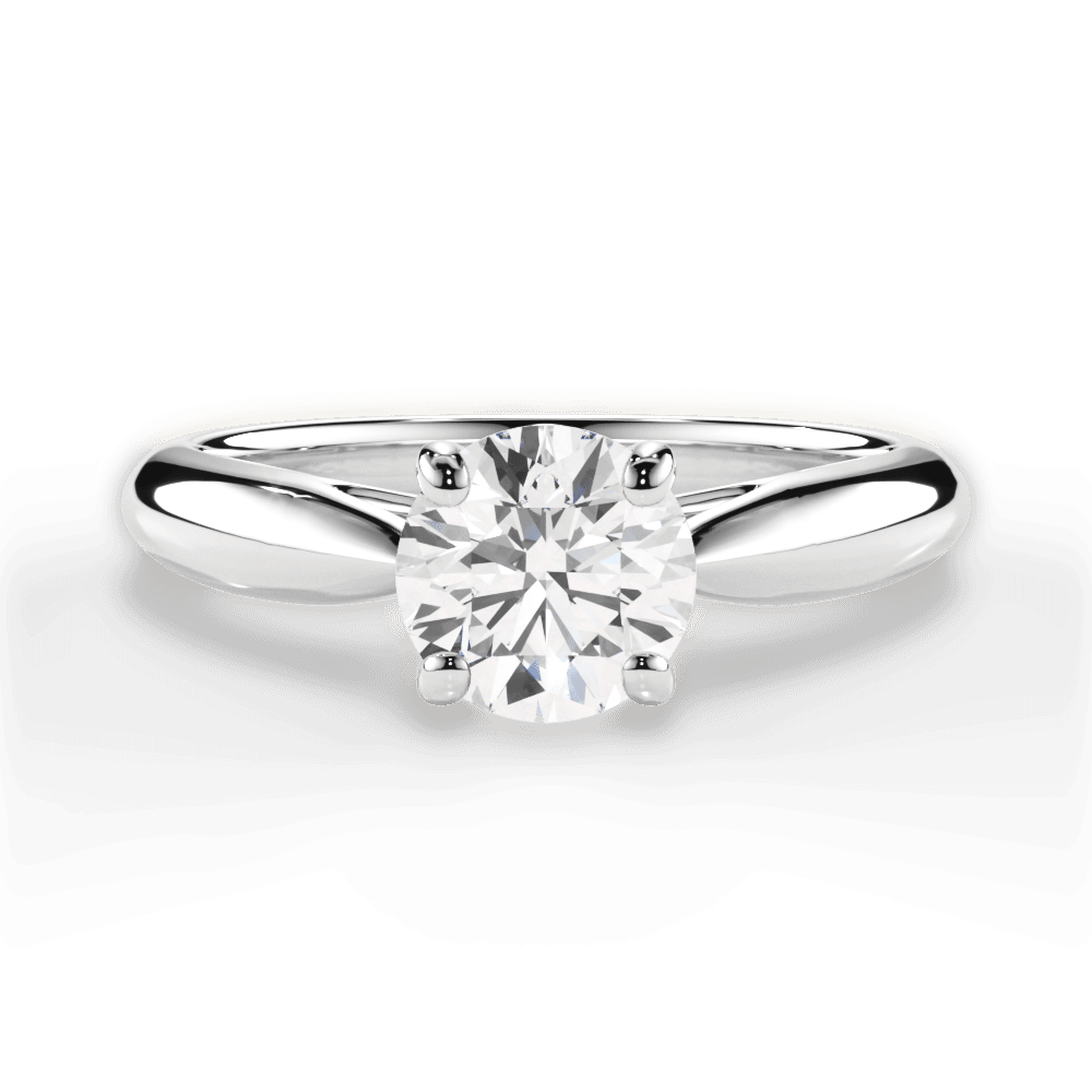 The Jasmine Solitaire Engagement Ring Lotus Diamond