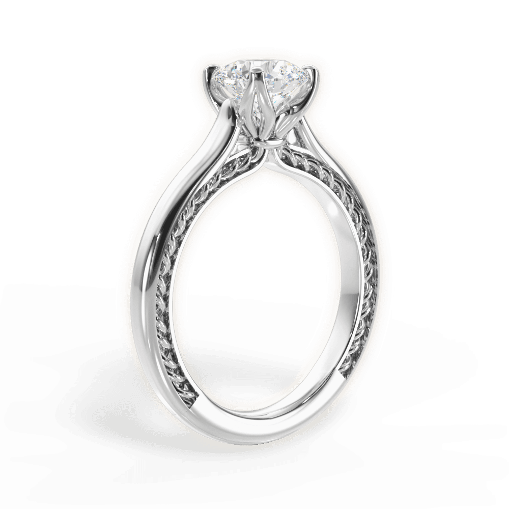The Kenzie Solitaire - Lotus Diamond