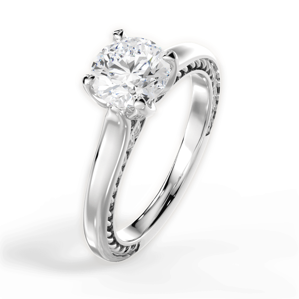 The Kenzie Solitaire - Lotus Diamond