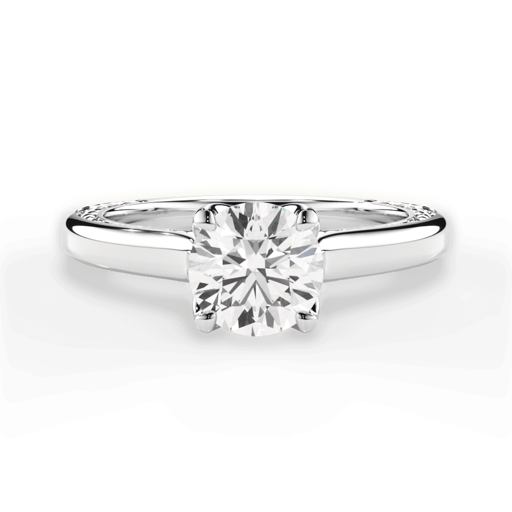 The Kenzie Solitaire - Lotus Diamond