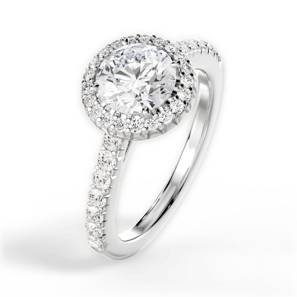 The Laura Halo - Lotus Diamond