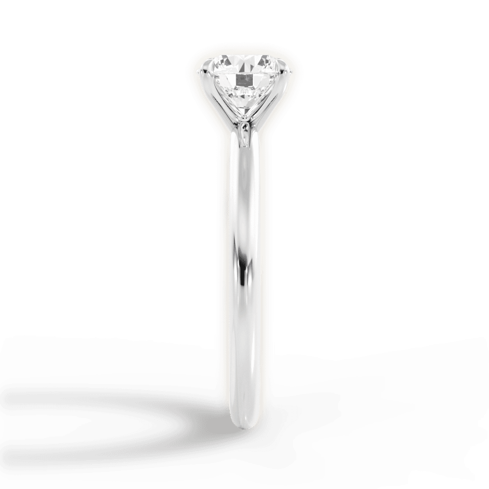 The Maude Solitaire - Lotus Diamond