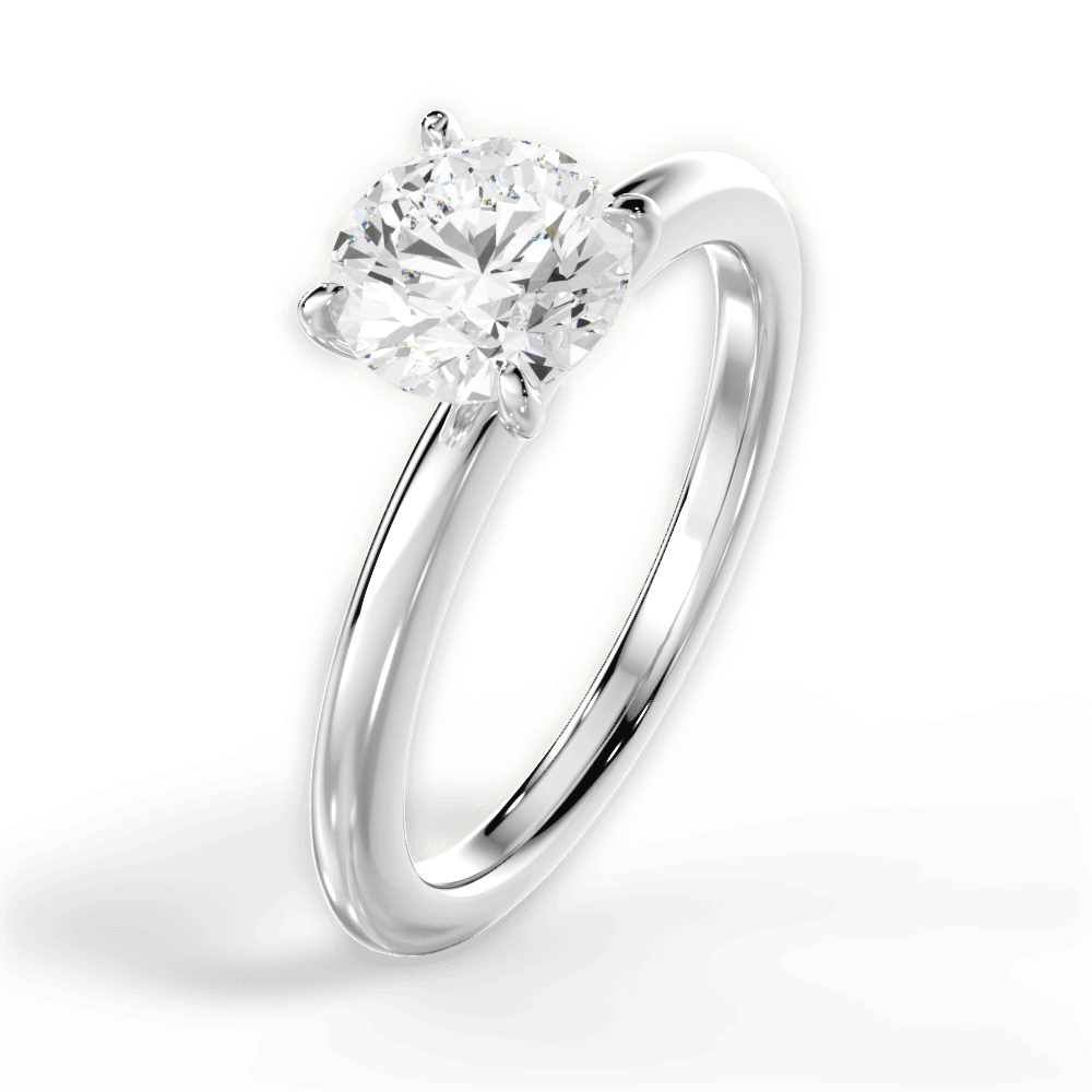The Maude Solitaire Lotus Diamond