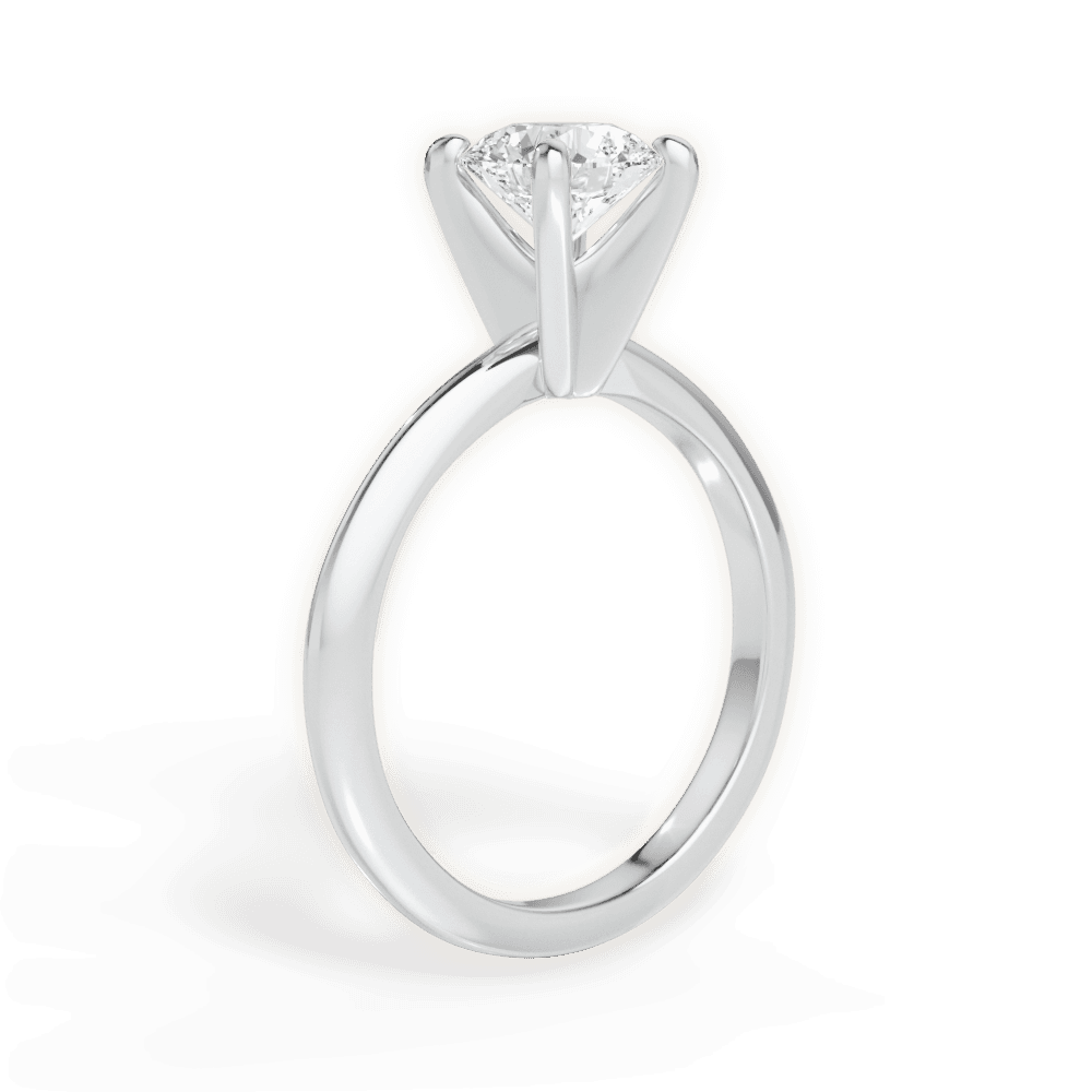 The Milena Solitaire Engagement Ring Lotus Diamond
