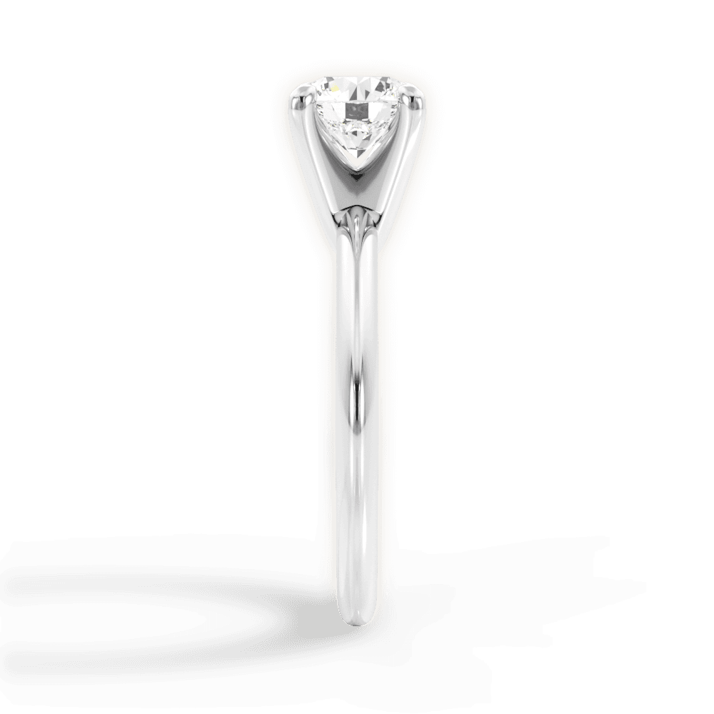 The Milena Solitaire Engagement Ring Lotus Diamond