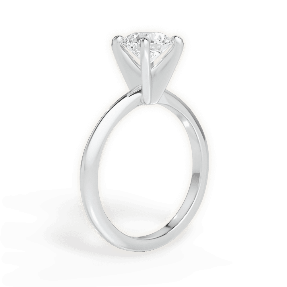 The Milena Solitaire - Lotus Diamond