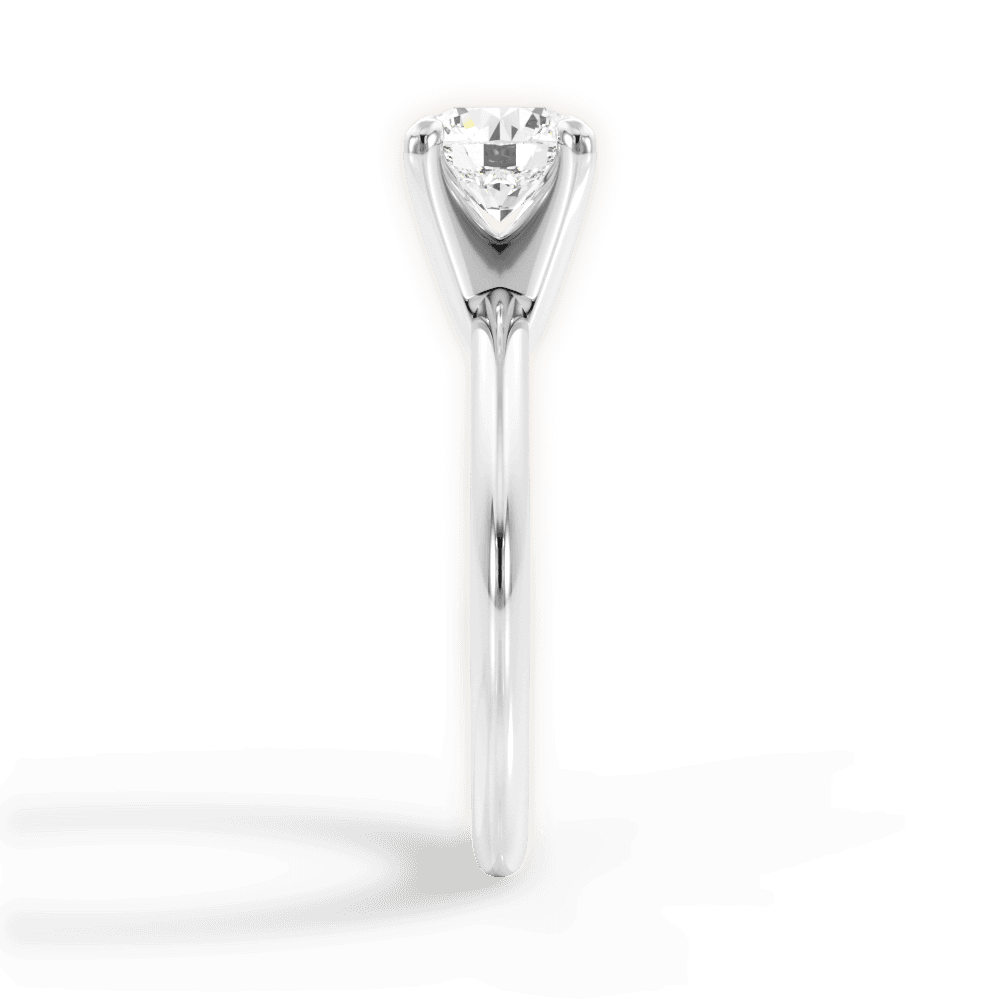 The Milena Solitaire - Lotus Diamond