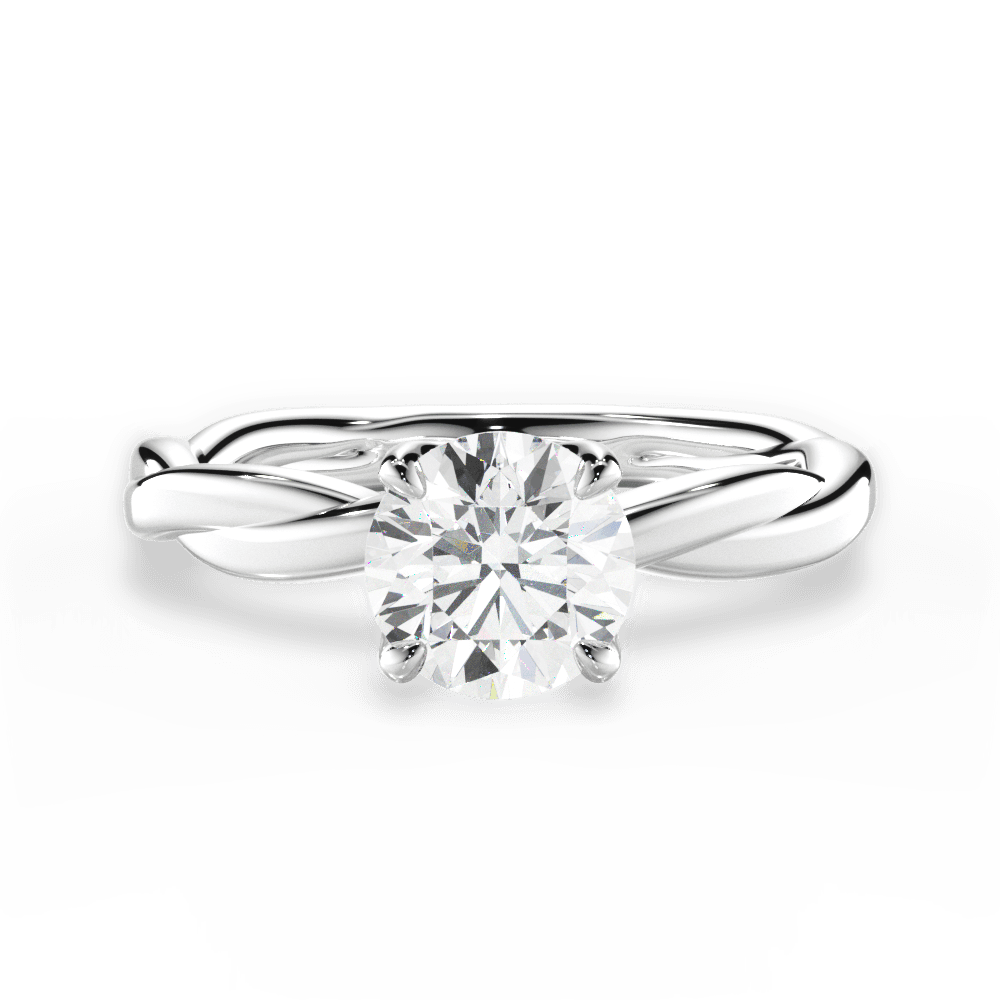 The Nina Solitaire - Lotus Diamond