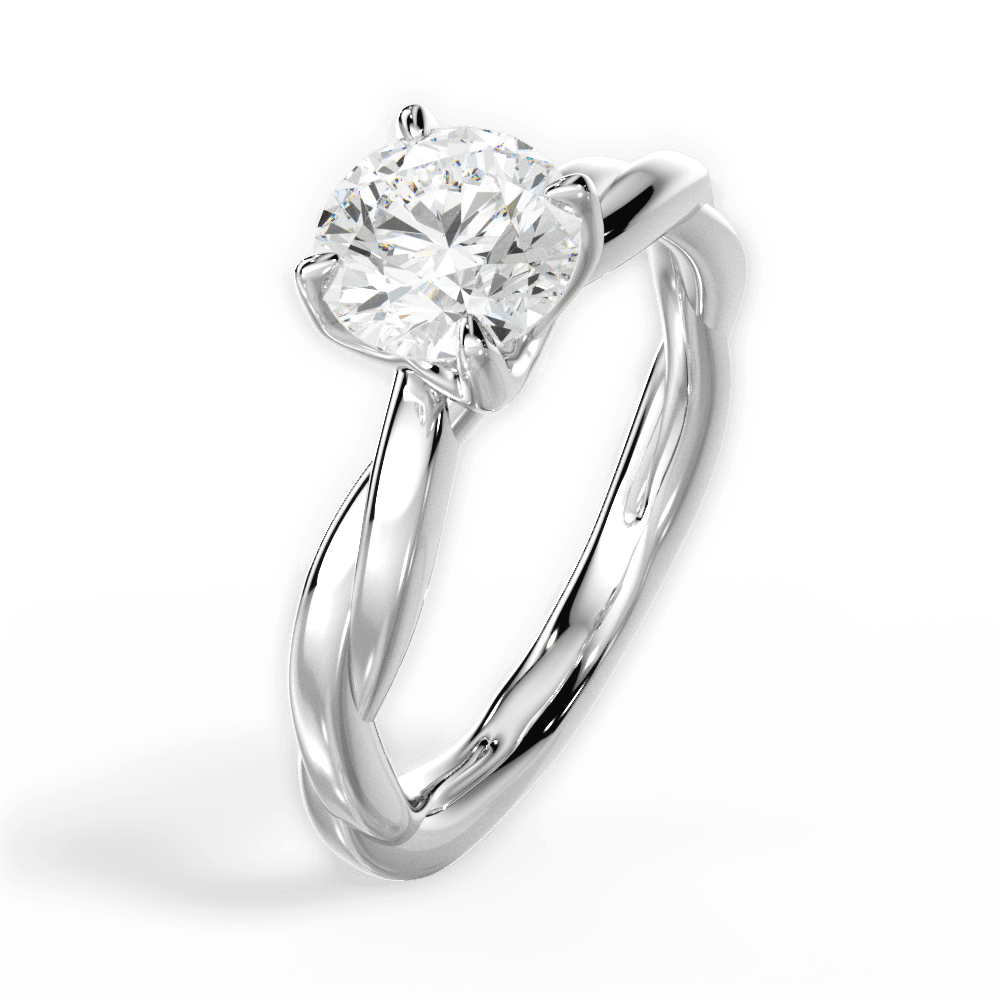 The Nina Solitaire - Lotus Diamond