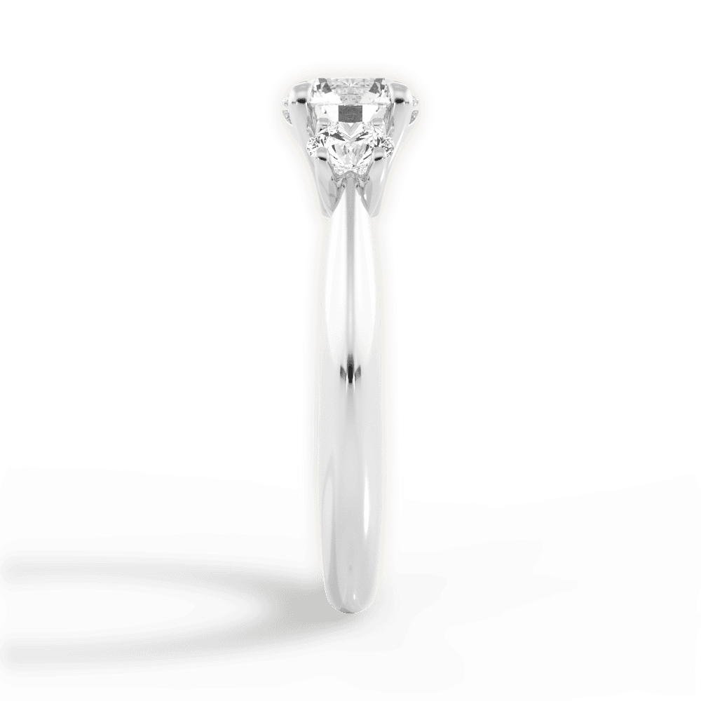 The Olivia Three - Stone - Lotus Diamond