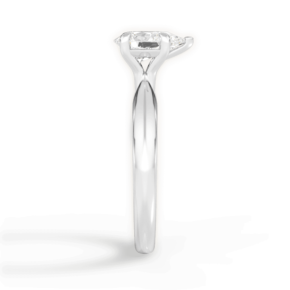 The Ottilie Solitaire - Lotus Diamond