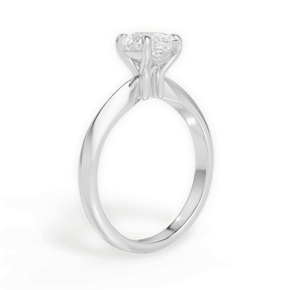 The Ottilie Solitaire - Lotus Diamond