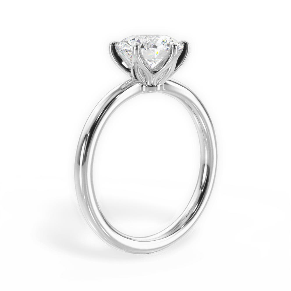 The Petra Solitaire - Lotus Diamond