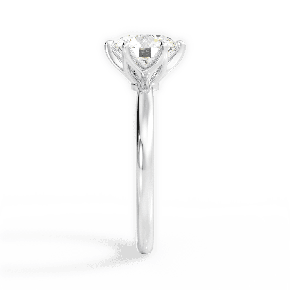 The Petra Solitaire - Lotus Diamond