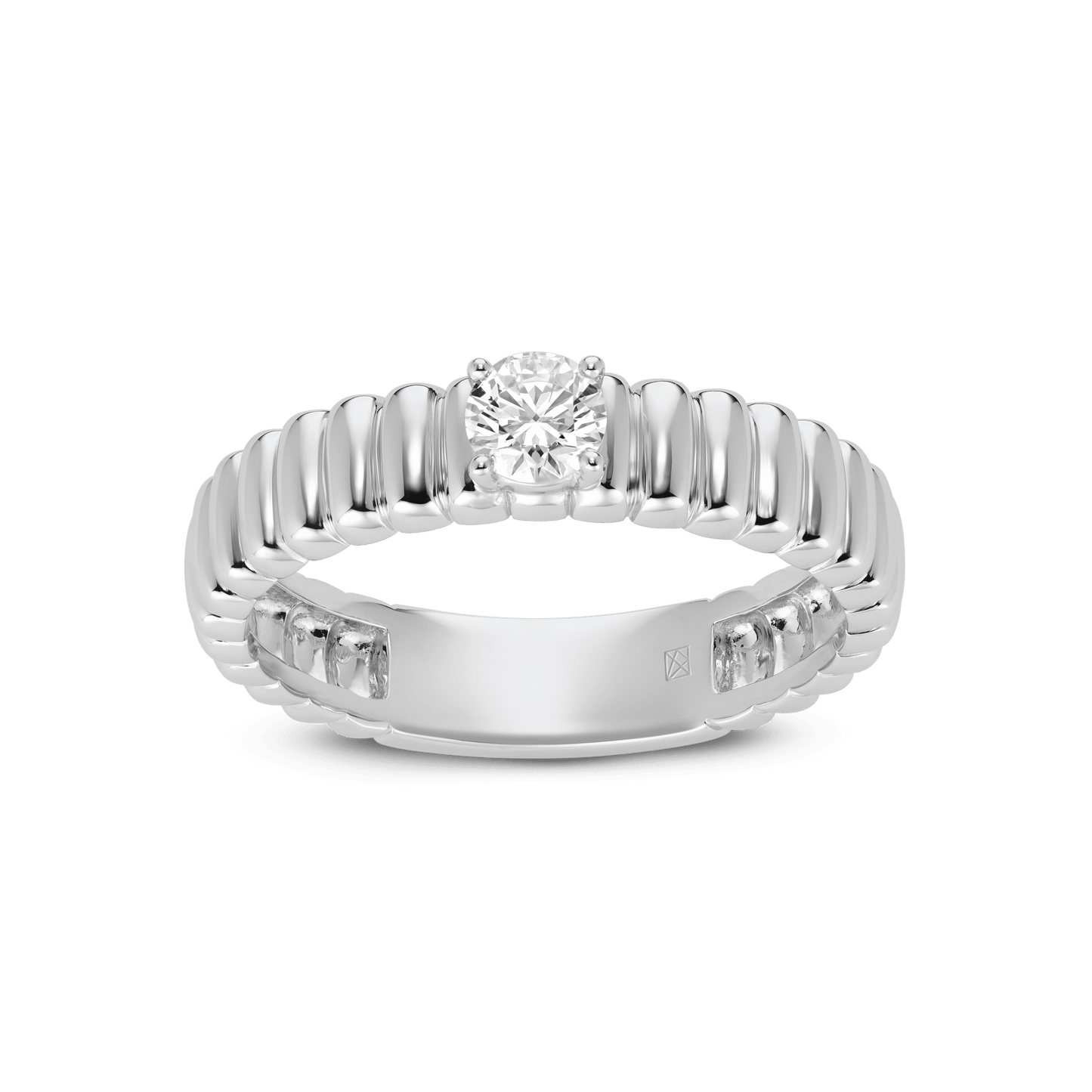 The Poet Ring - Lotus Diamond