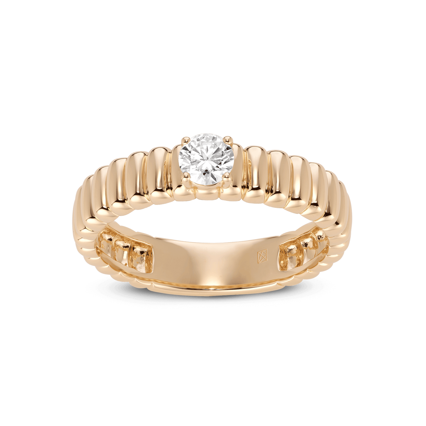 The Poet Ring - Lotus Diamond