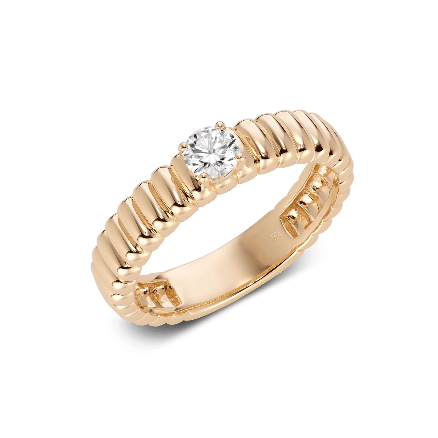 The Poet Ring - Lotus Diamond