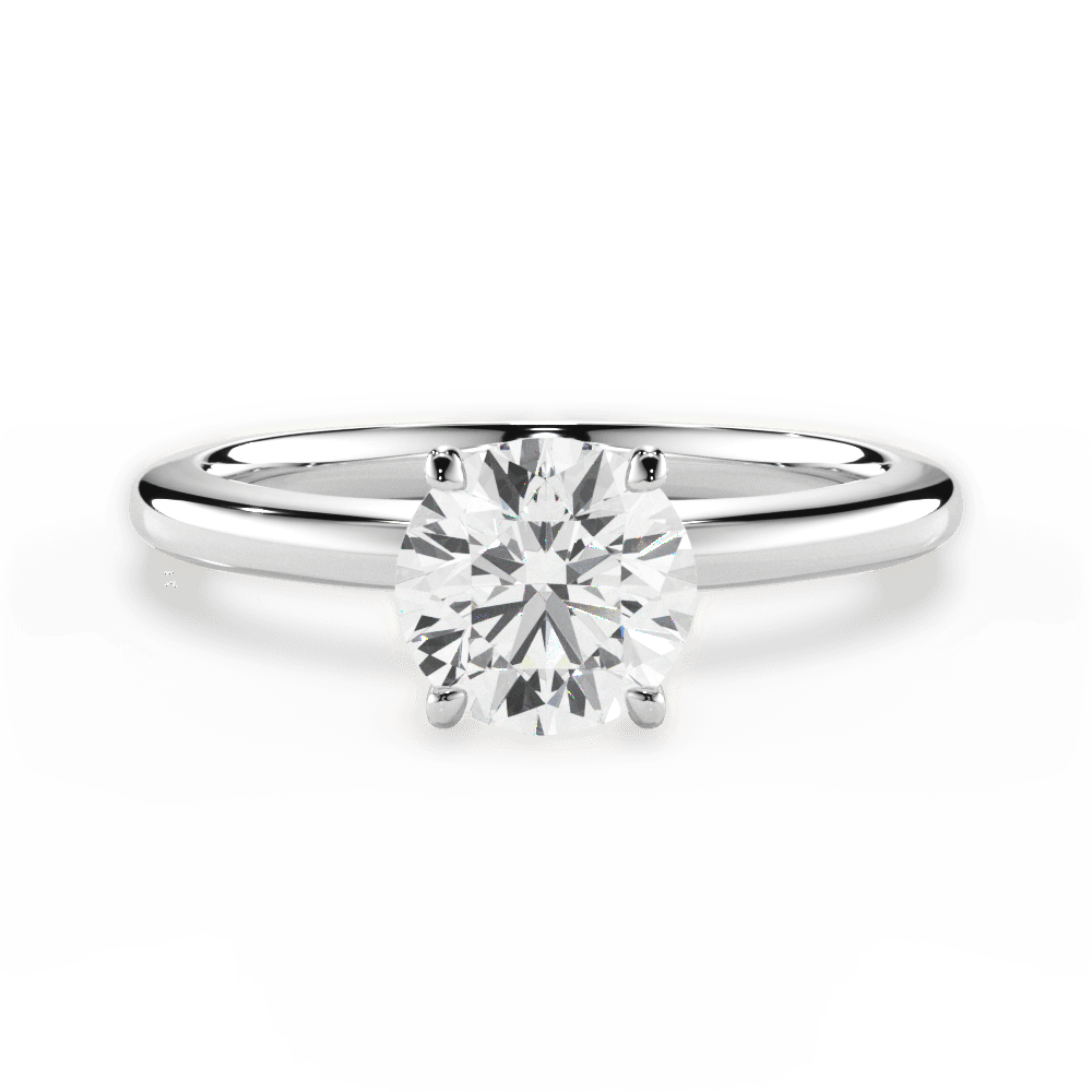 The Priya Solitaire - Lotus Diamond