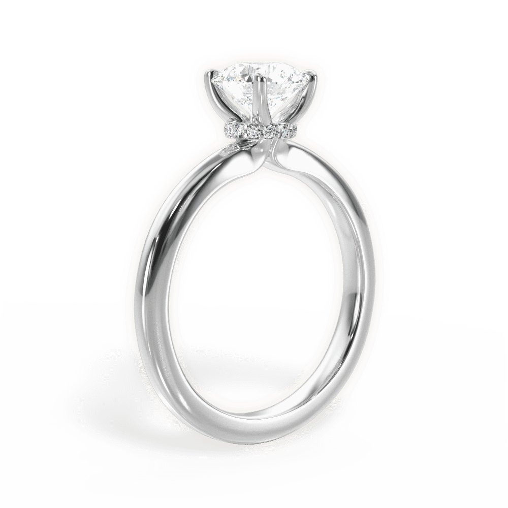 The Priya Solitaire - Lotus Diamond