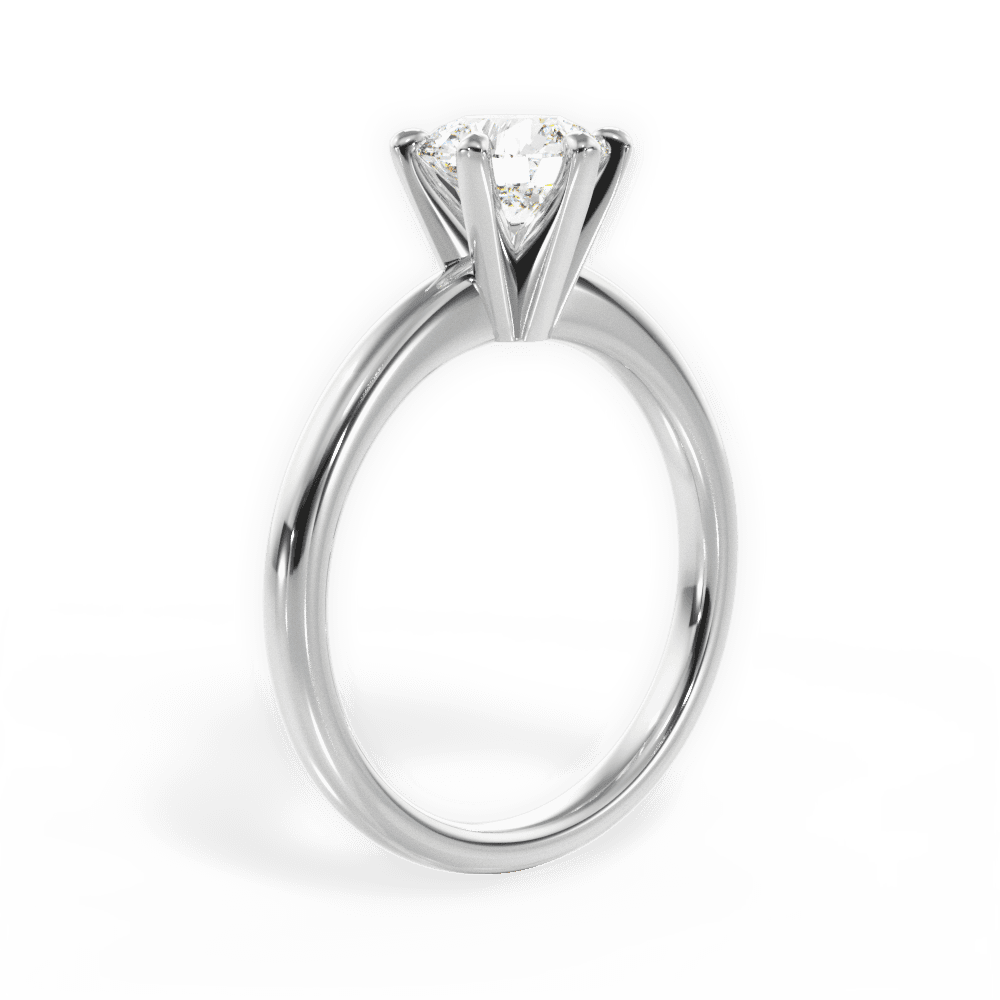 The Quinn Solitaire Engagement Ring Lotus Diamond