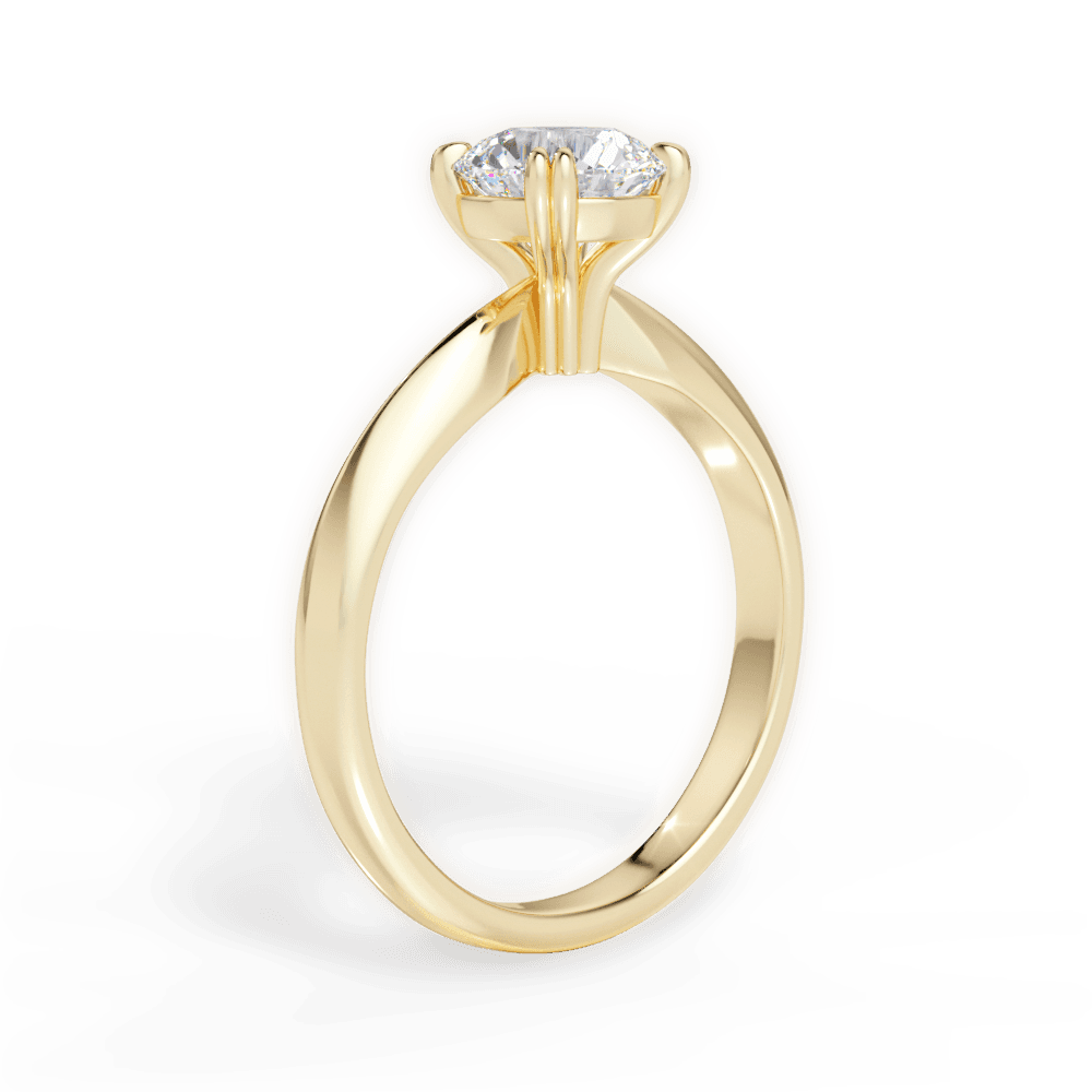 The Romie Solitaire - Lotus Diamond