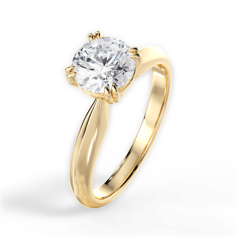 The Romie Solitaire - Lotus Diamond