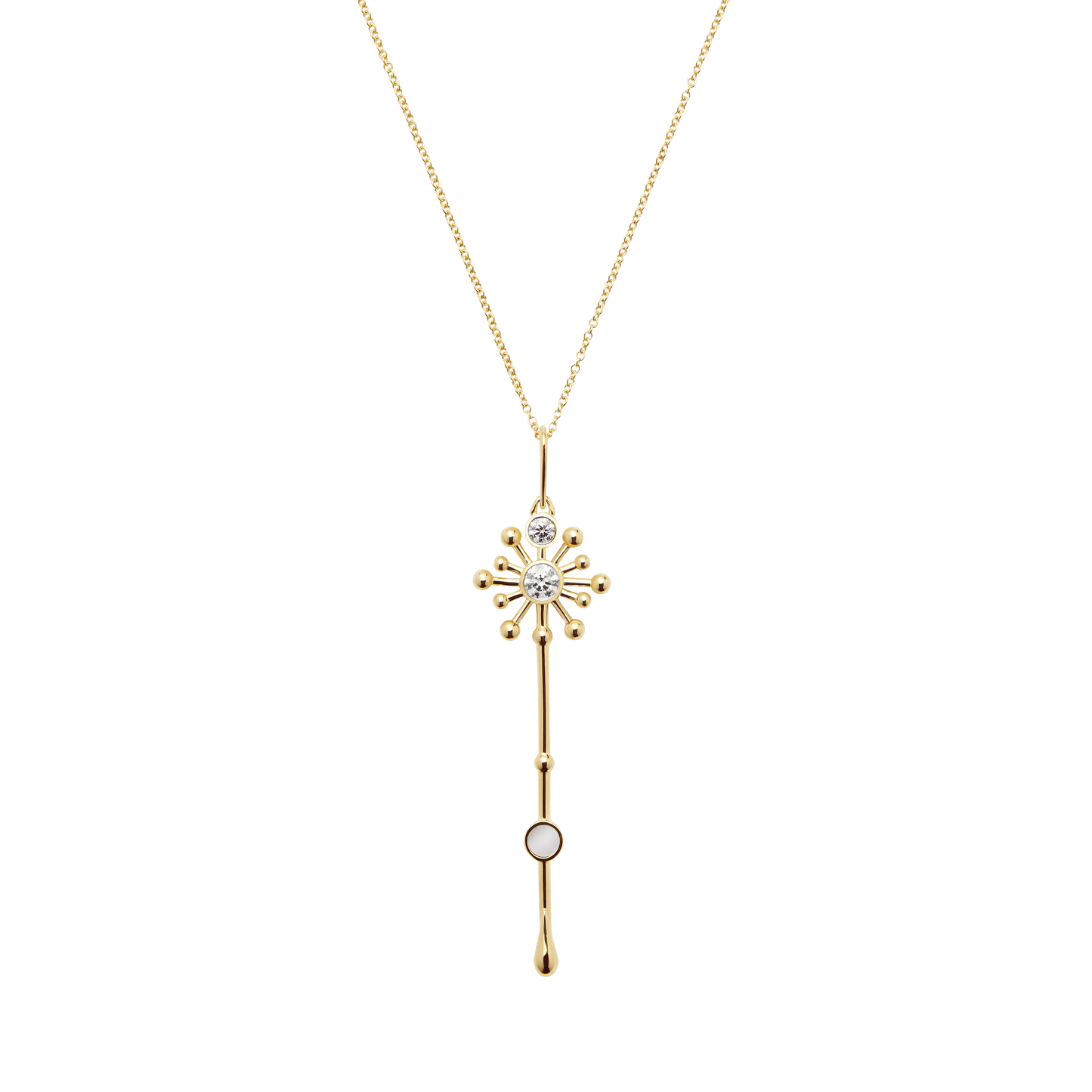 The Roseate x Lightbox Light Wand Pendant - Lotus Diamond