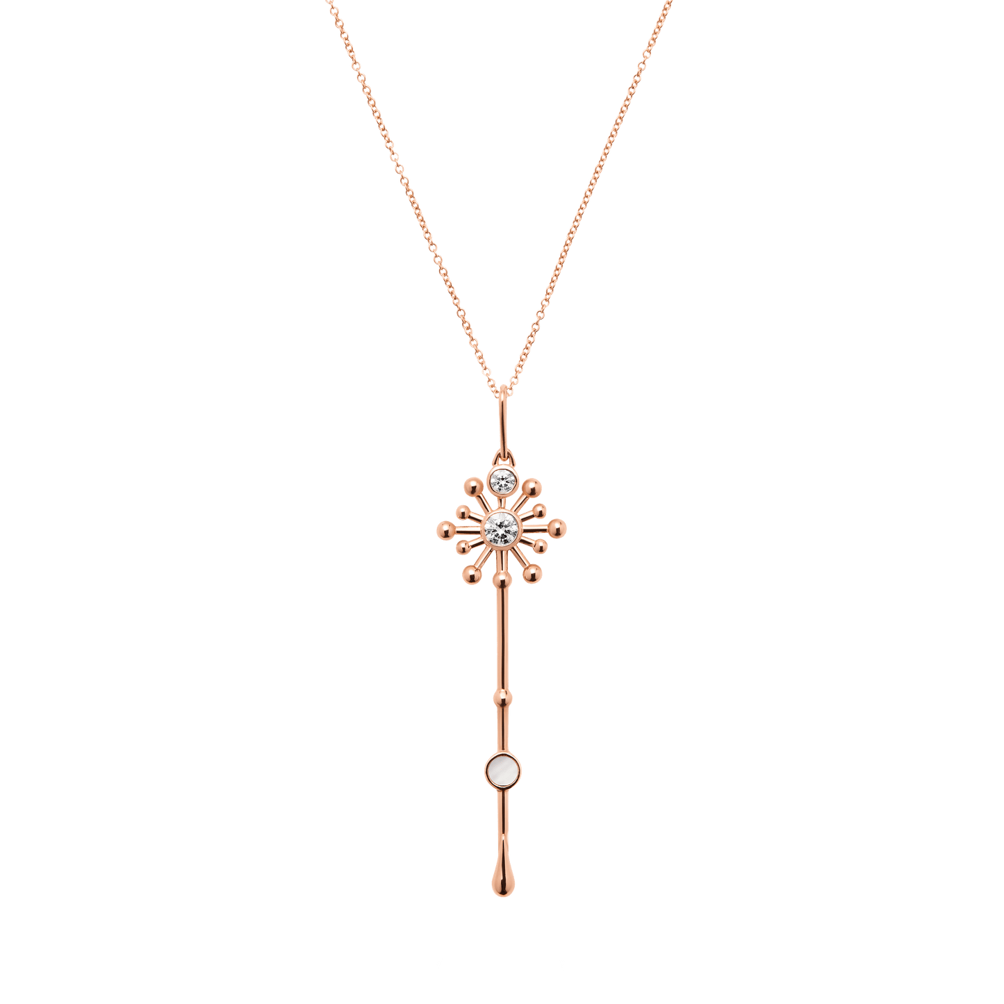 The Roseate x Lightbox Light Wand Pendant - Lotus Diamond
