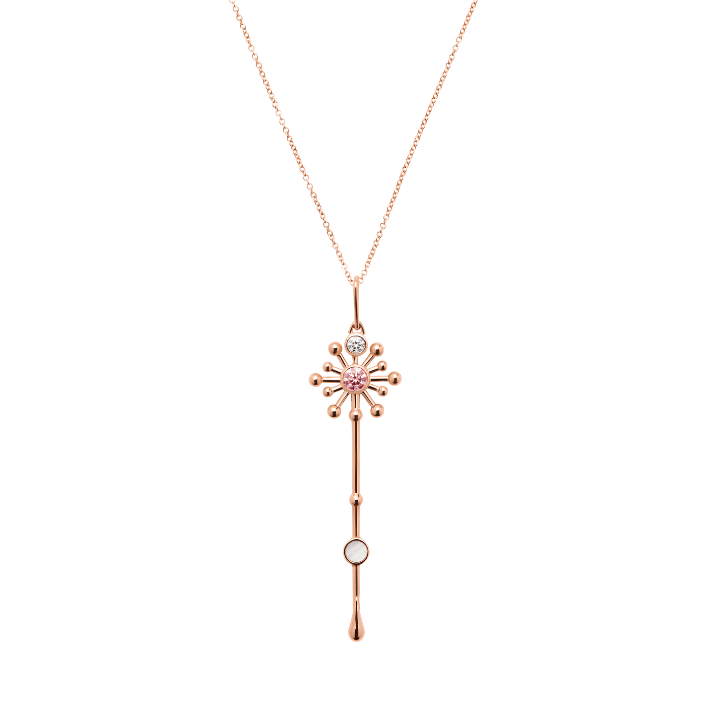 The Roseate x Lightbox Light Wand Pendant - Lotus Diamond
