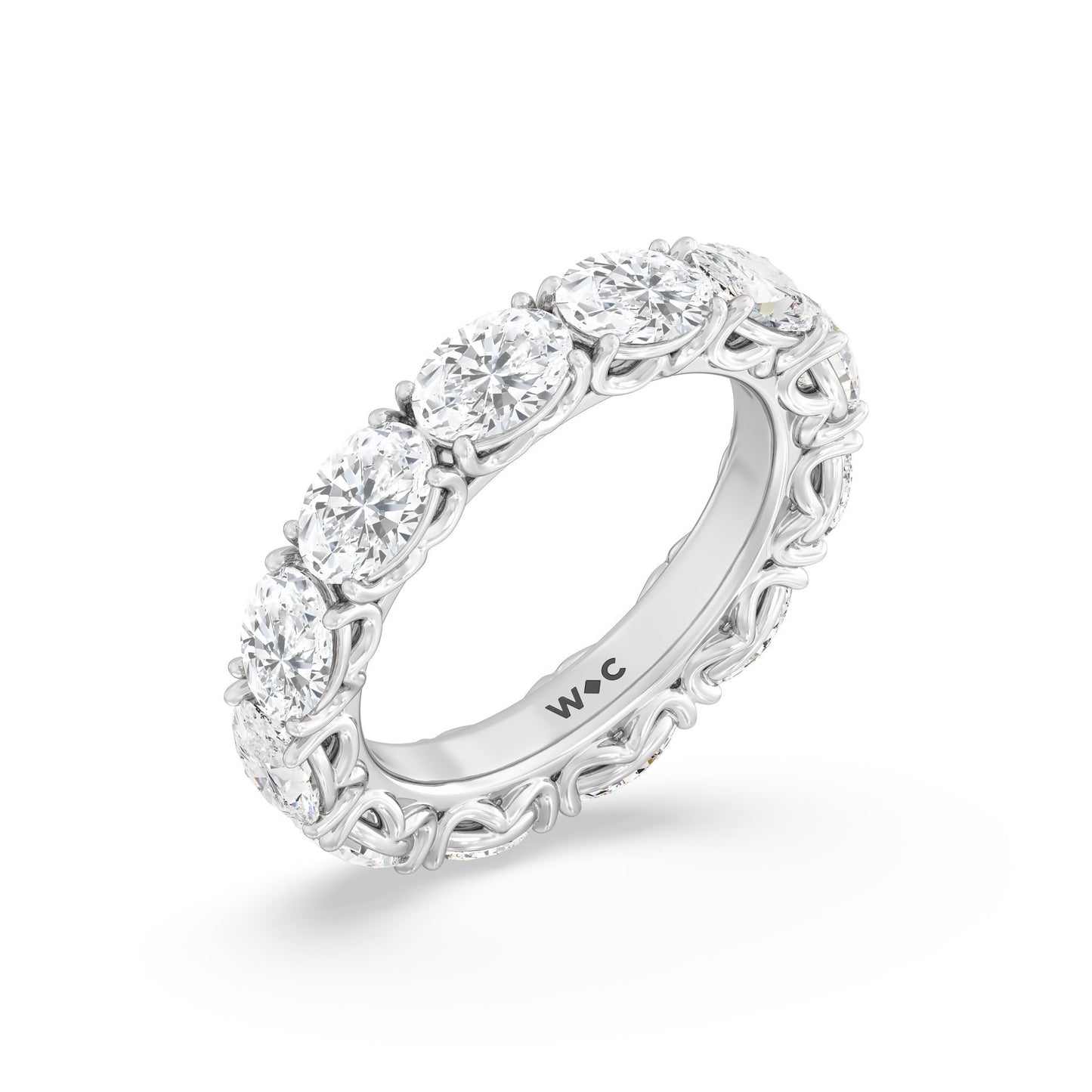 The Seaport Eternity Ring - Lotus Diamond