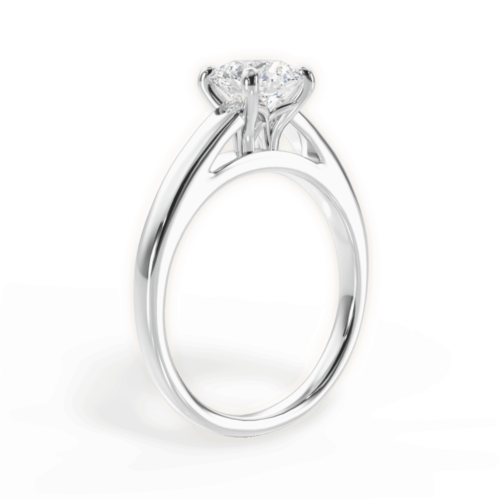 The Siena Solitaire - Lotus Diamond