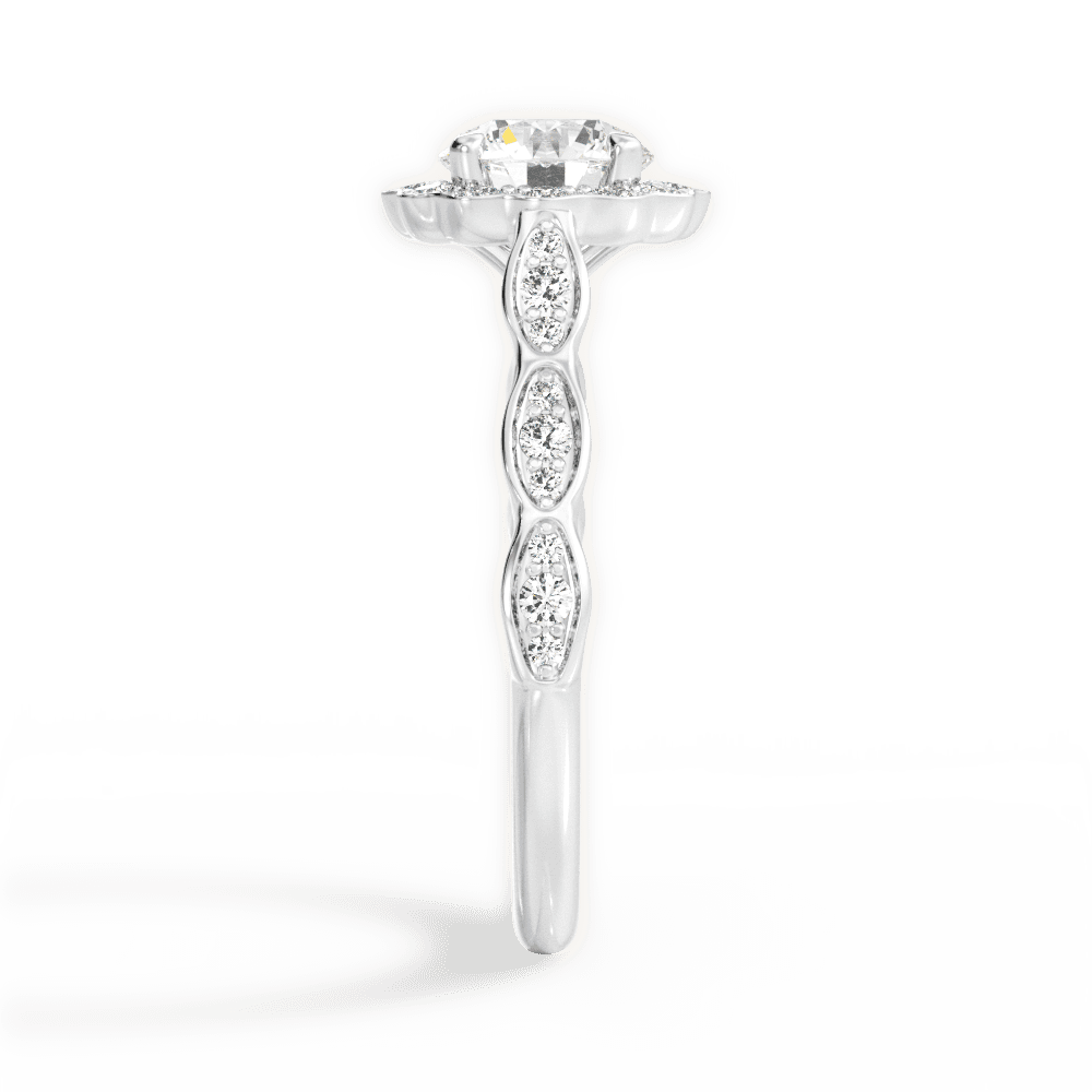 The Talia Halo - Lotus Diamond